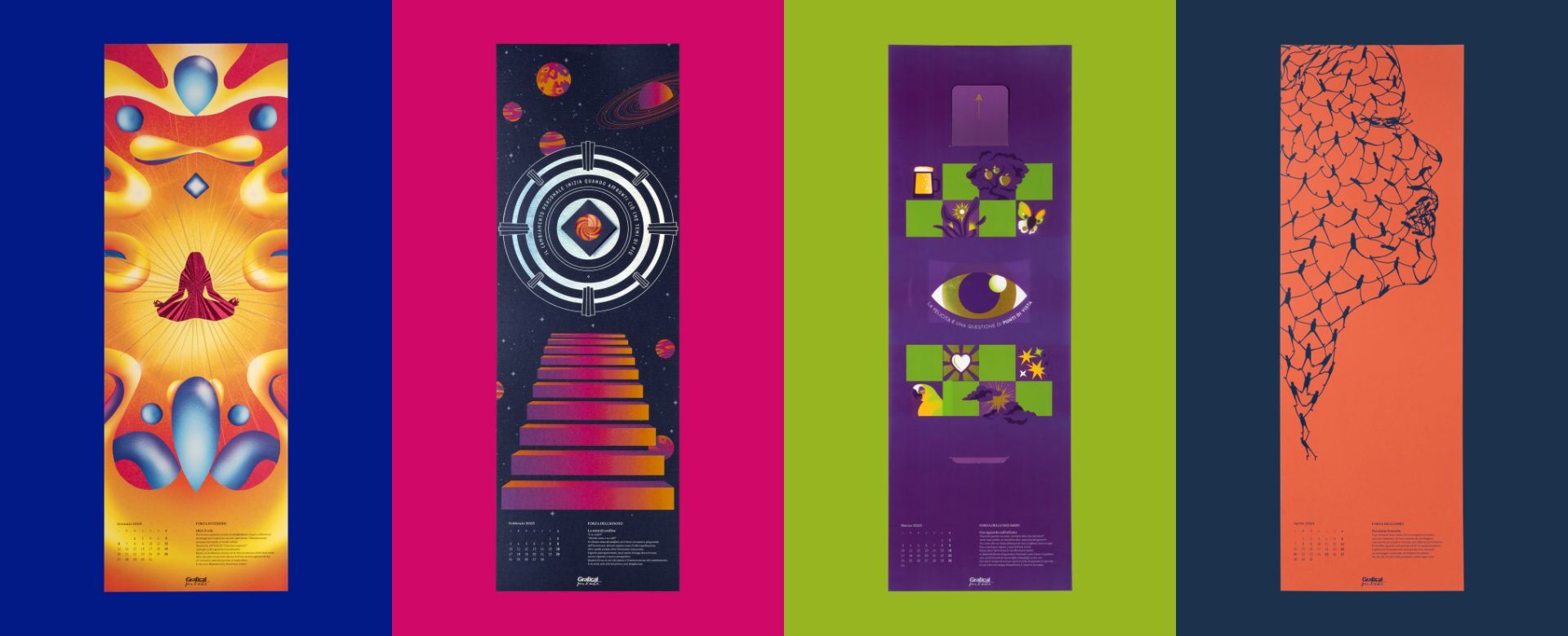 Grafical  Visual Calendar 2025