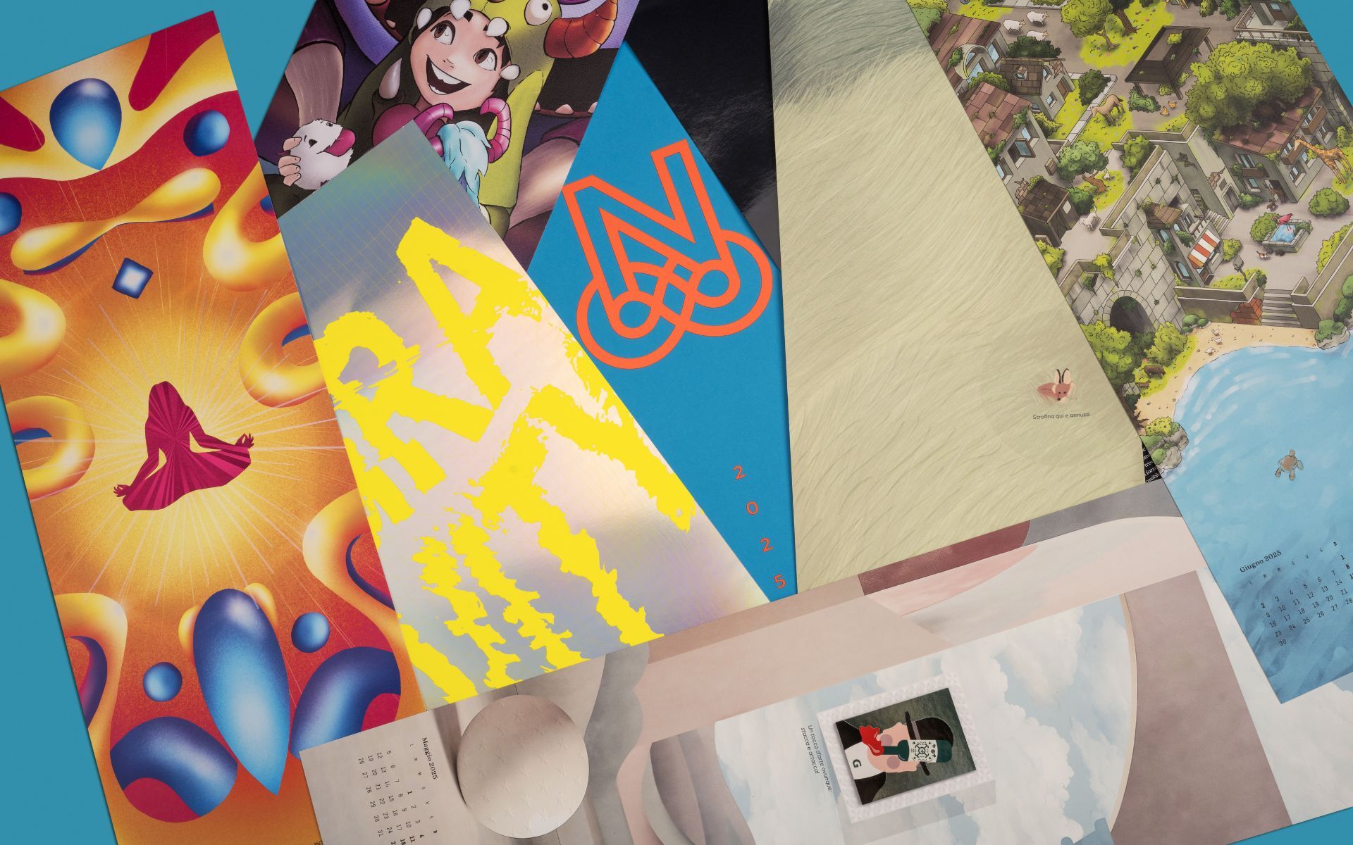 Grafical  Visual Calendar 2025 - 3
