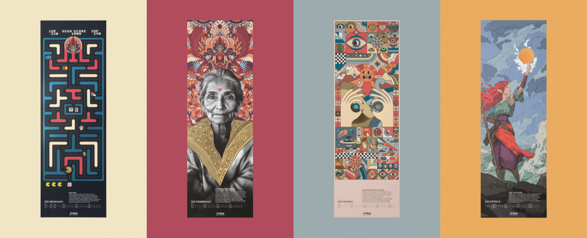 Grafical  Visual Calendar 2026